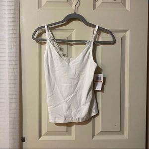 Rebellious One White Lace Tank